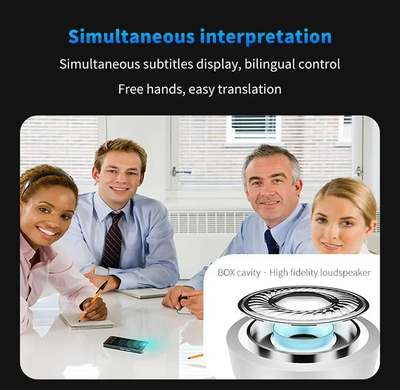 Portable S85 Translator Device Big Screen 138 Languages Voice Tradutor Intelligent Real-time Translating Offline 2025 Hot Sale