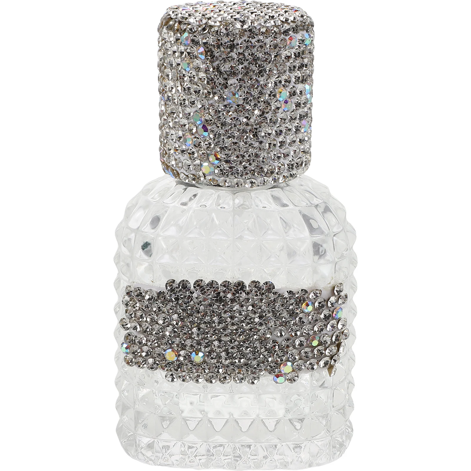 30 مل رذاذ عطر زجاجي كريستالي فاخر محمول للسفر زجاجة رذاذ فارغة قابلة لإعادة الاستخدام متألقة لـ #1