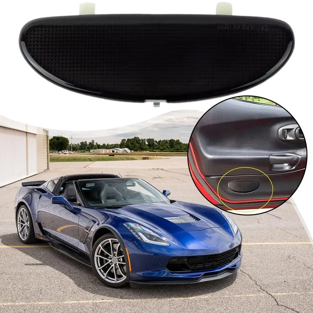 

For Chevrolet Corvette C5 1997-2004 1Pc Plastic Red Panel Reflector Lense Door Smoke Light Interior Door Panel X8A4