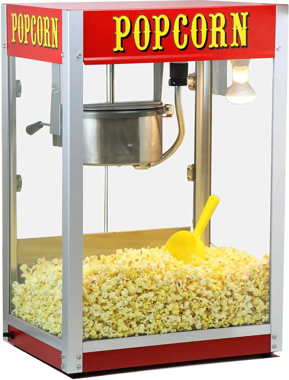 Máquina de palomitas de maíz Theatre Pop de 8 onzas para concesiones profesionales que requieren calidad comercial Eq de palomitas de maíz de alto rendimiento