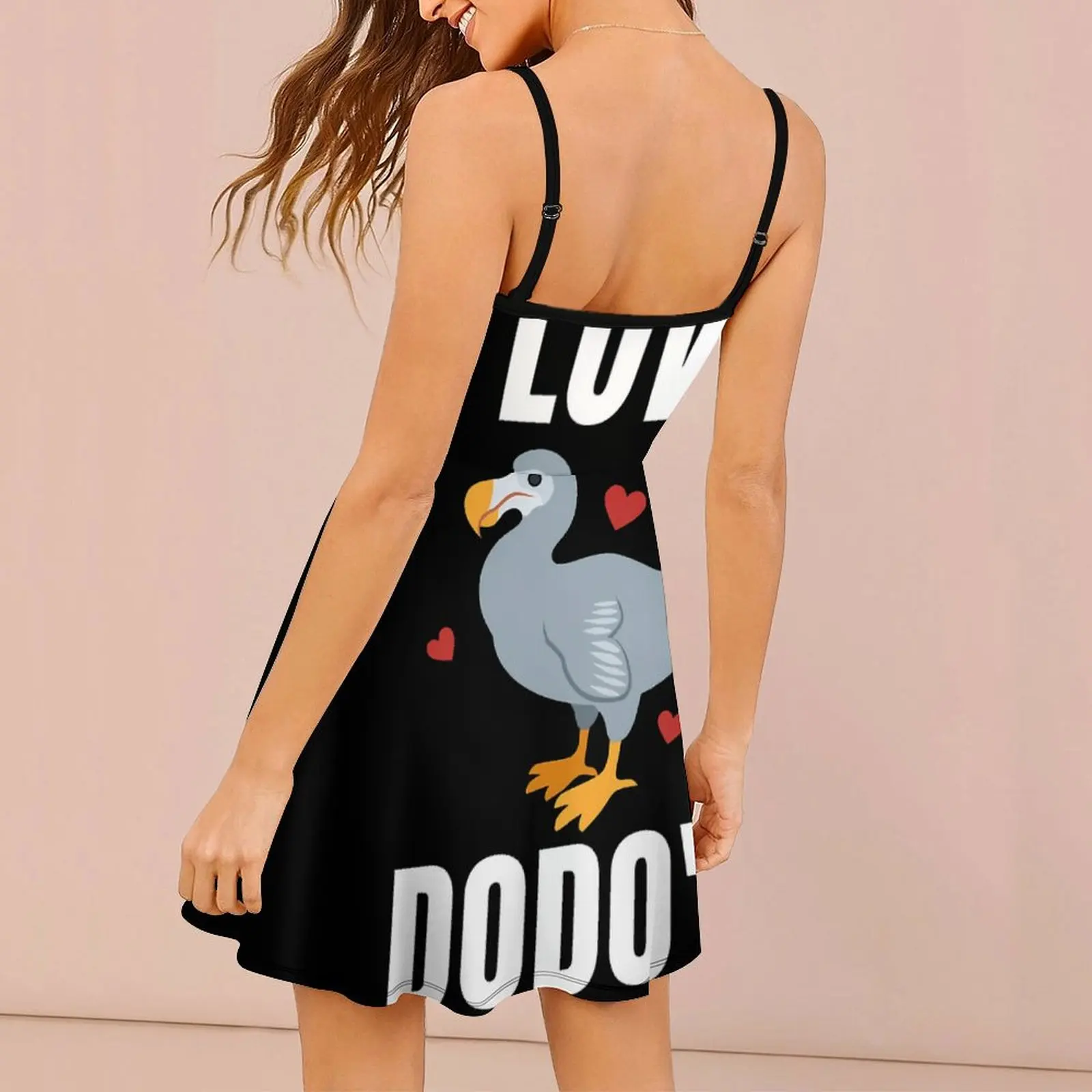 Exotic Woman's Clothing The Dress I Love Dodo S Women's Sling Dress Creative  Clubs Graphic