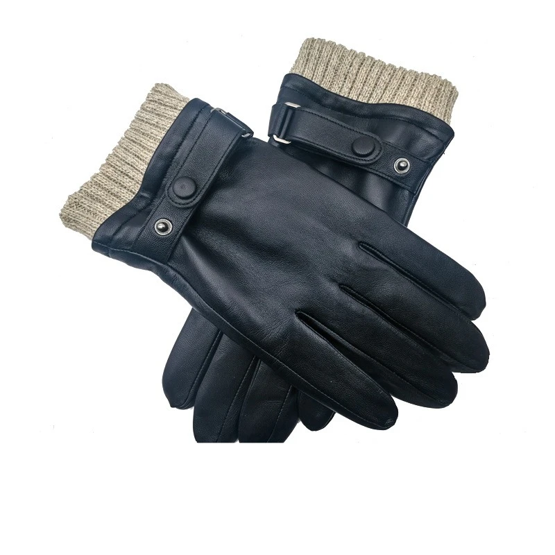 

Зимние мотоциклетные перчатки мужские теплые мотоциклетные перчатки модный дизайн повседневные шарфы из овчины кожаные спортивные Guantes Moto