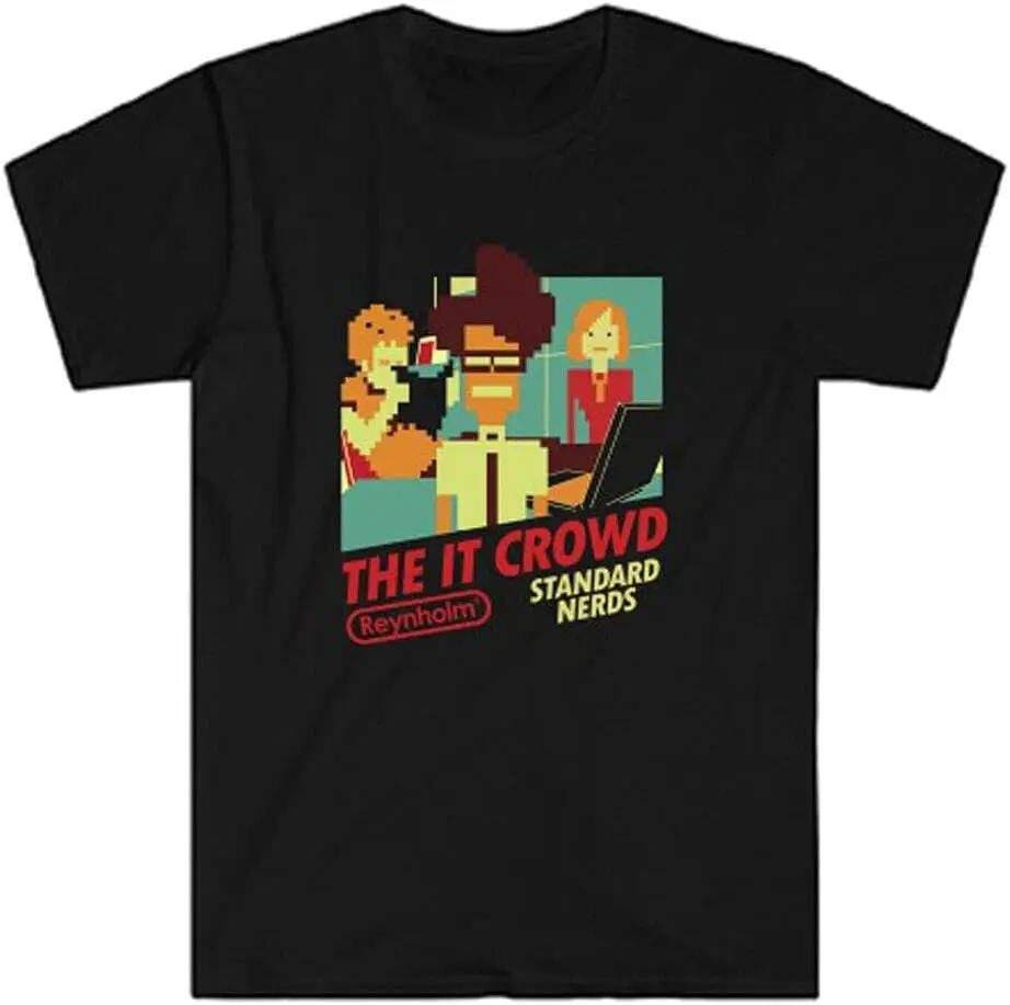 The IT Crowd Nerds Funny Men's Funny Birthday Vintage  Tees High Quality 100%Cotton Short Sleeve