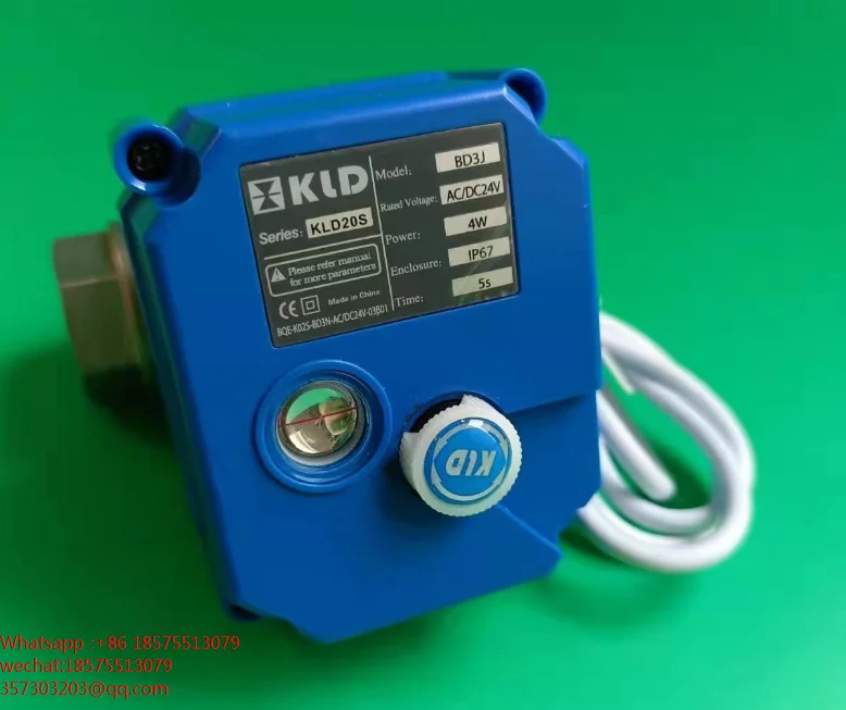 

For SDL KLD BD3J KLD20S AC/DC24V 4W IP67 5S BQE-K02S-BD3N Electric Actuator Ball Valve 1 Piece