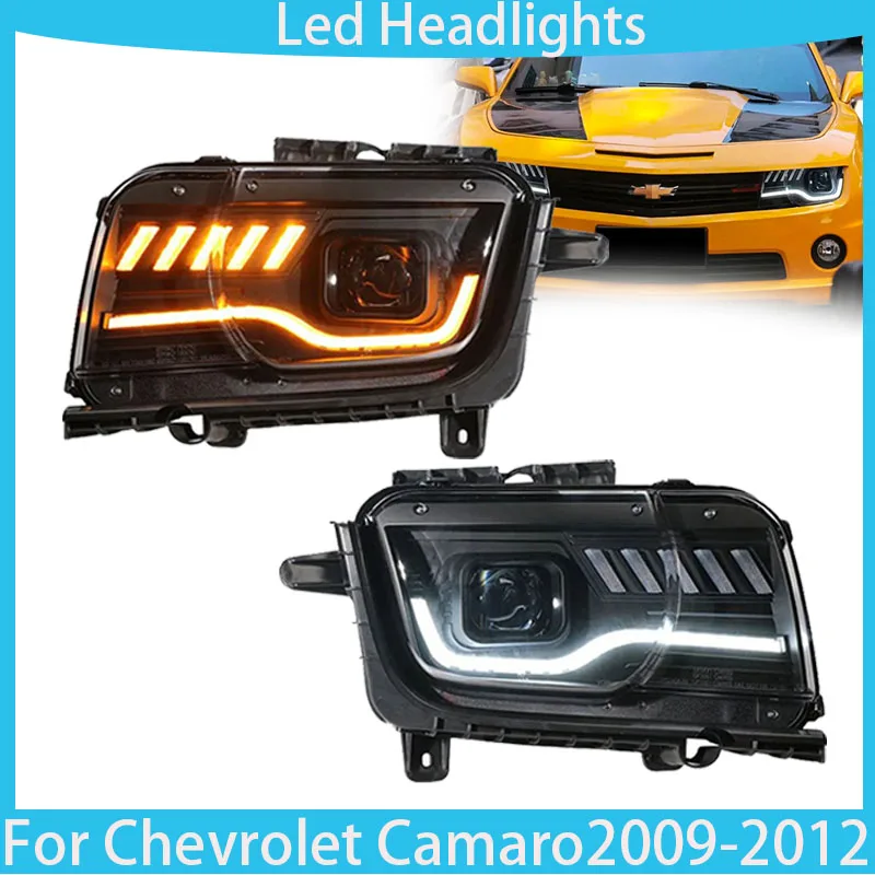 

Car Headlamp Headlights Modified Head Lamp Head light LED Daytime Running Lights For Chevrolet Camaro 2009-2012