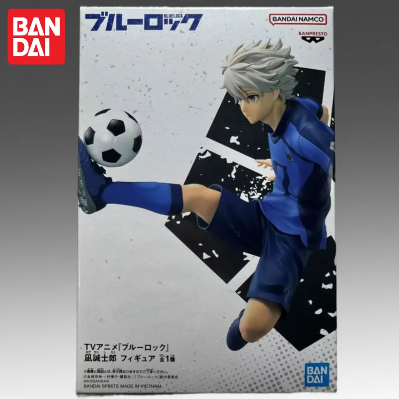 Figurka akcji Bandai Original Banpresto Blue Lock Nagi Seishiro, nowa, w oryginalnym opakowaniu, postacie anime, model do samodzielnego montażu.