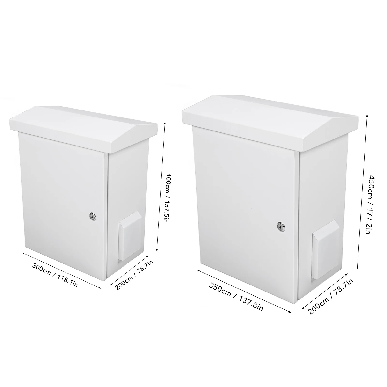 Electrical Junction Box Corrosion Resistance Outdoor Distribution Box Dustproof Waterproof for Residence Factory Shopping Mall