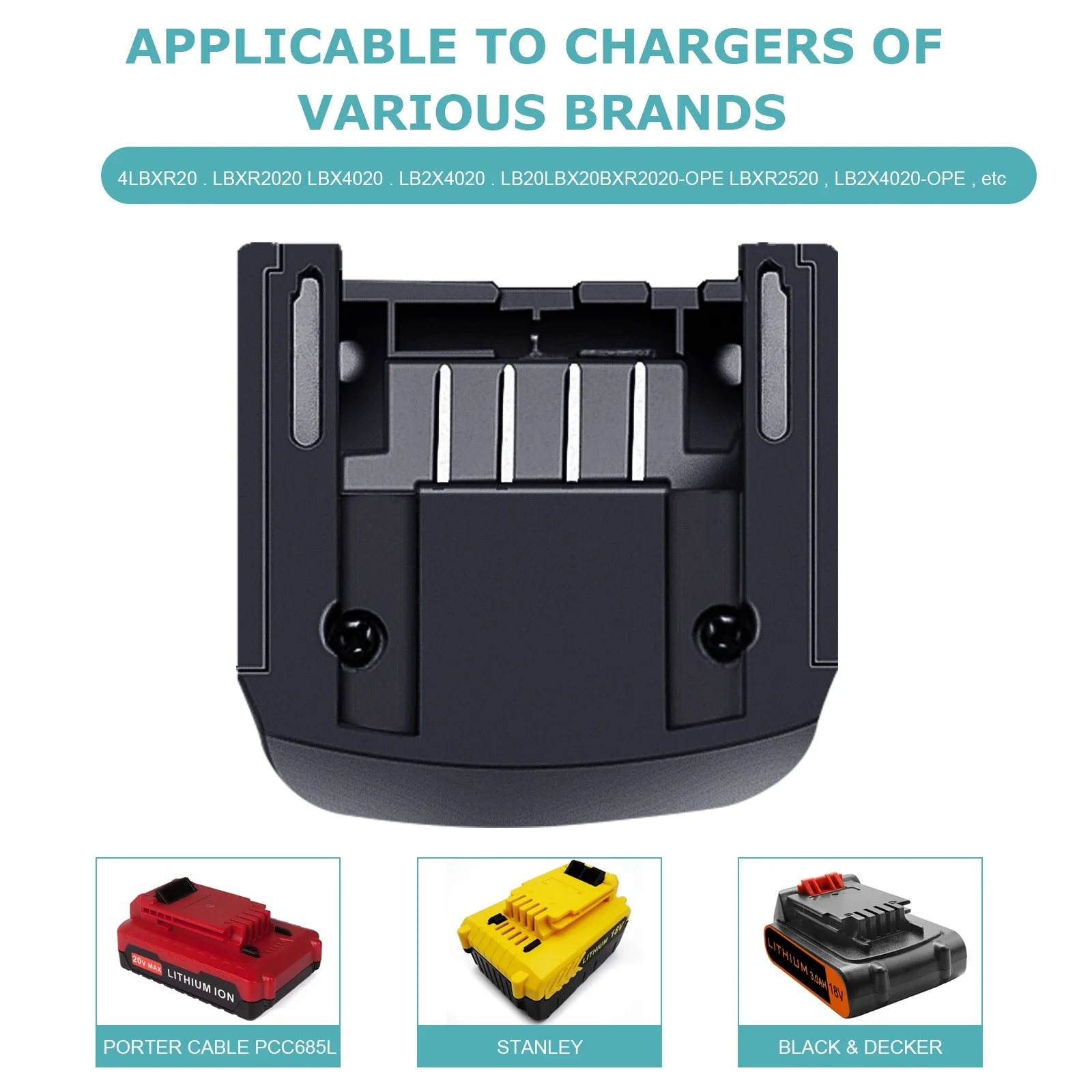 Imagem -04 - Li-ion Battery Charger para Black Decker 14.4v20v Lithium Battery Carregamento Rápido Furadeira Elétrica Ferramentas Chave de Fenda Lcs1620