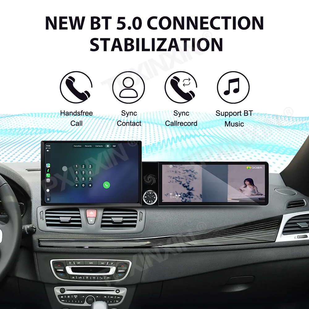 For Renault Megane 3 2009-2014 Android Car Radio Multimedia Video Wireless Carplay Autoradio Stereo GPS Navigation Head Unit