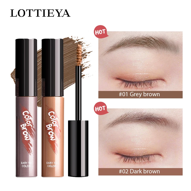 Natural Waterproof Wild Eyebrow Gel Brown Eyebrow Water Sweat Resistant Brow Quick Dry Color Brow Easy To Remove Beauty Makeup