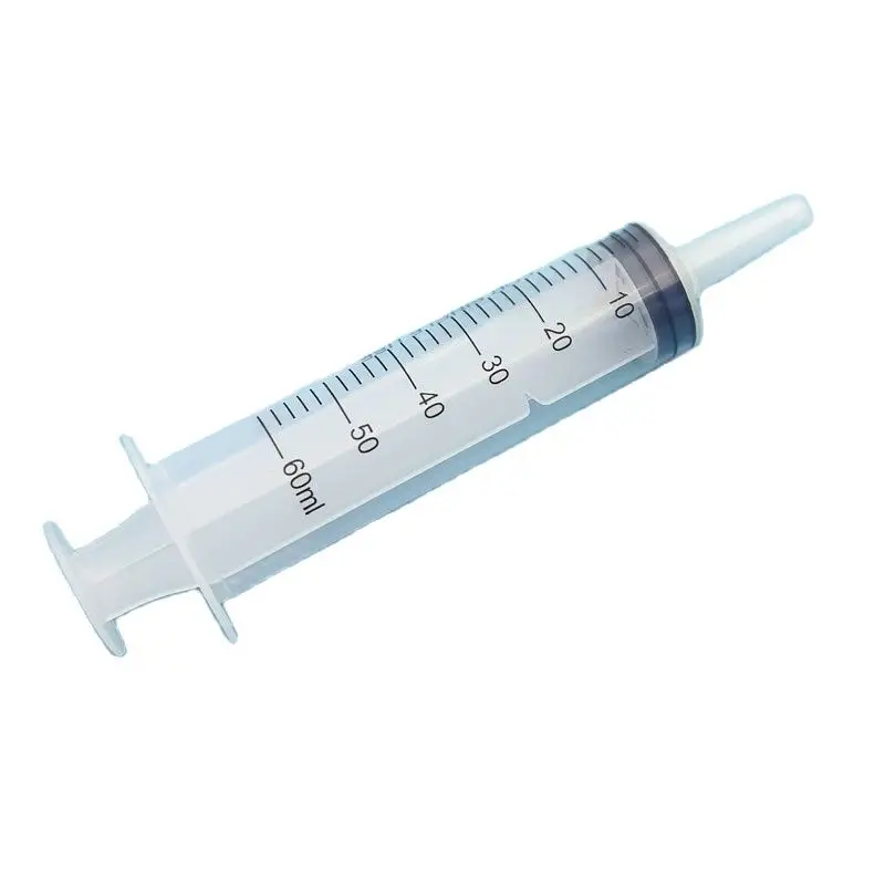 60-150ml Syringe Reusable Pump Pet Feeding Syringe Filling Plastic Syringe Nutrient Sterile Without Needle Watering Refilling