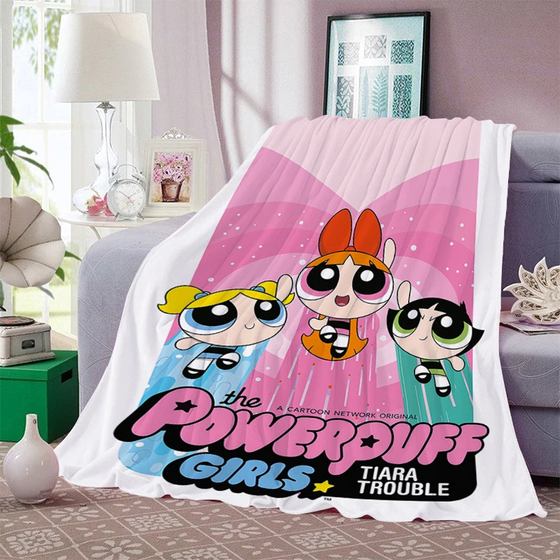 Nap Blanket Sofa Winter The B-Powerpuffs Girls Warm Bed Fleece Camping Custom Fluffy Soft Blankets King Size Microfiber Bedding