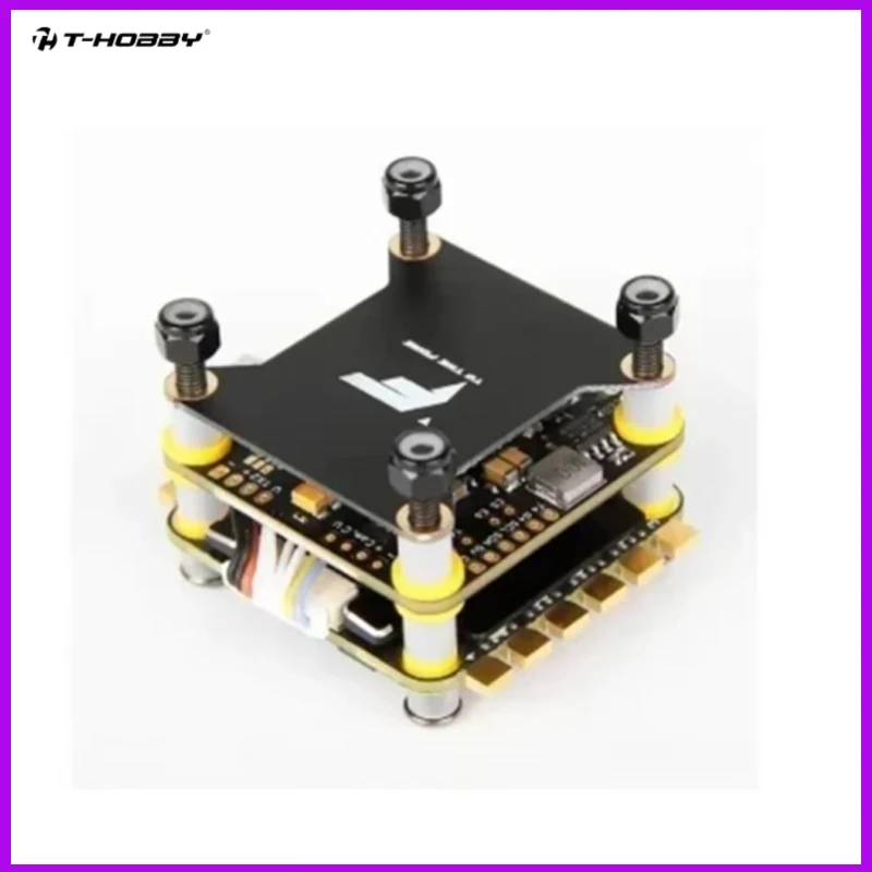 T-MOTOR F7 HD Stack F7 722 HD Controlador de vôo com BMI270 + F55A Pro II 3-6S 4 em 1 Blheli_32 Brushless ESC para RC FPV Racing Drone