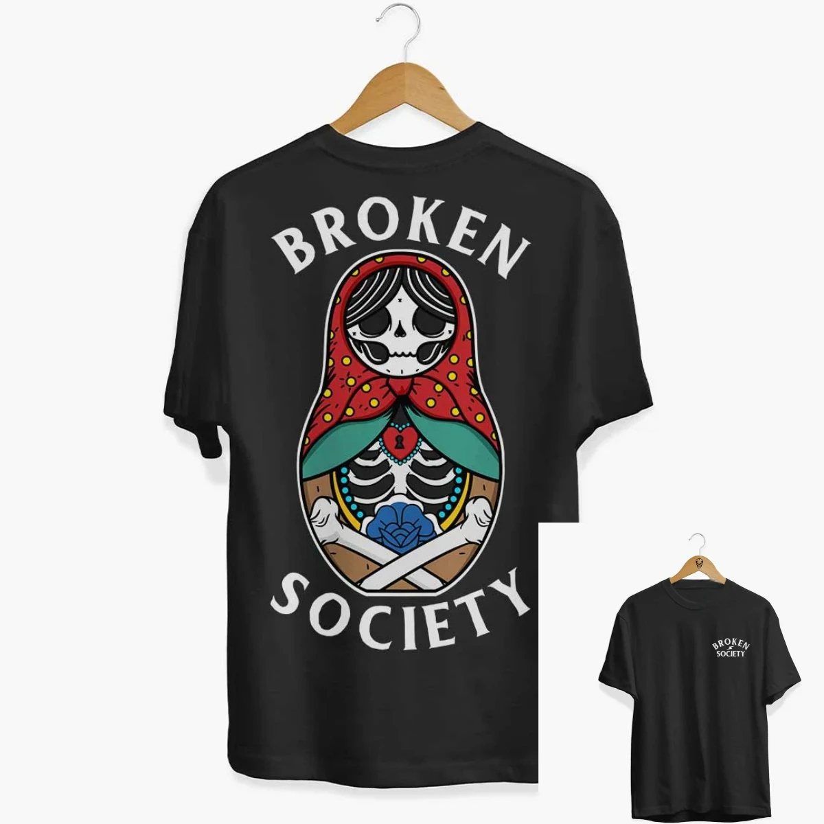 Sacred Heart Tattoo Art Retro Style Summer Casual T-Shirt Men's and Women's Luxury Brand