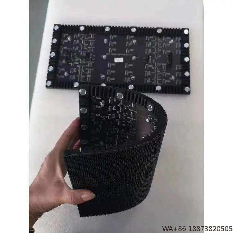 LED-Display, hochauflösender 360-Grad-Wandbildschirm, weicher Bildschirm, flexibler Video-Soft-Bildschirm