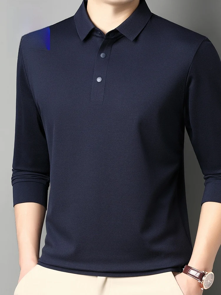 

Мужская длинная рубашка Lormen, однотонная, повседневная, деловая, осенняя, новая модная верхняя одежда от Lormen