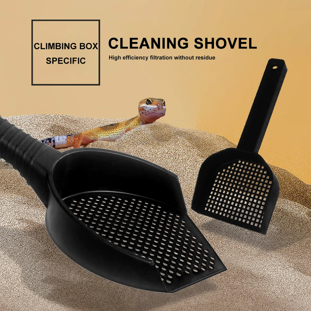 

Feeding Box Cleaning Shovel Hourglass Plastic Shovel Cleaning Toilet Shovel Broom Dustpan Small Pet Cat Litter Shovel