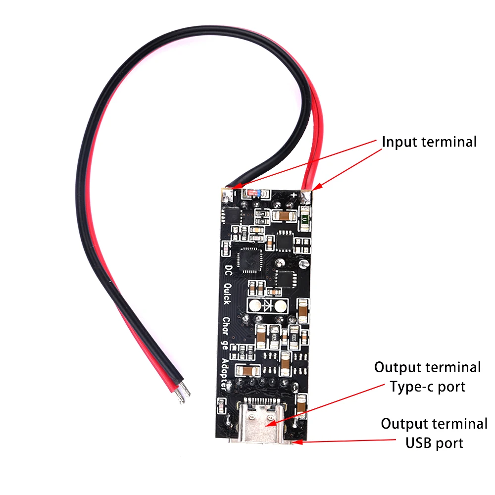 QC4.0 QC3.0 USB Type-C Quick Charge Module 6-32V Step Down Buck Boost Charging Board For Huawei SCP/FCP Apple PD Qualcomm