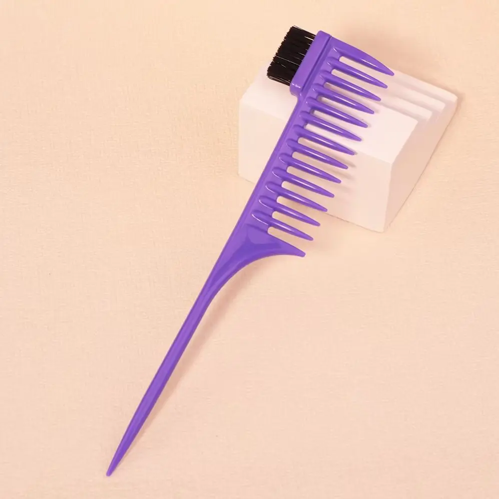 Peigne d'épilation multifonctionnel à dents larges, design innovant, avec brosse en nylon spécial pour perruques de vrais cheveux