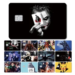 2023 Cool Anime Girl Cartoon PVC Film Sticker Cover Case for Small Chip Credit Debit Card Waterproof No Fade