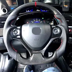 For Honda Jade Steering Wheel Carbon Fiber Real Carbon Fiber Steering Wheel Customization