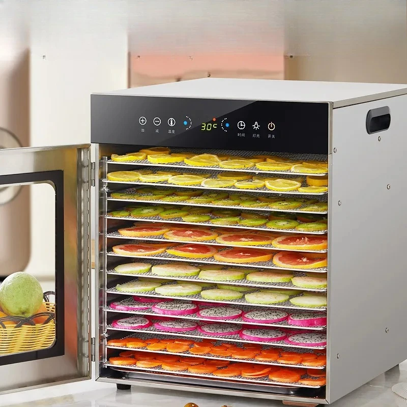 Adjustable Temperature Timing Food Drying Equipment 8 Layer Design For Fruit Snack Making