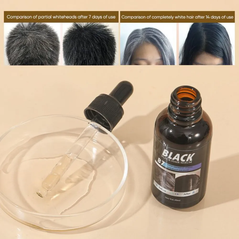 

B7 Vitamin Black Hair essence Serum Hair Care Essential Oil Lasting Nourishing, Preventing Dry Hair Loss