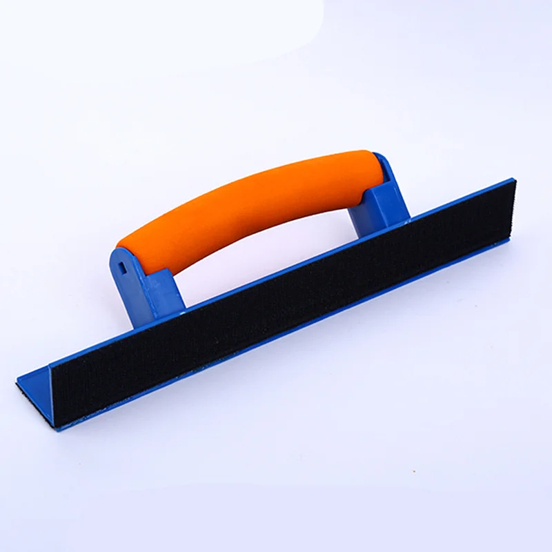 Professional Sandpaper Frame Holder Plastic Self-adhesive Female Sander Stand for Woodworking Grinding Polishing Abrasive Tools