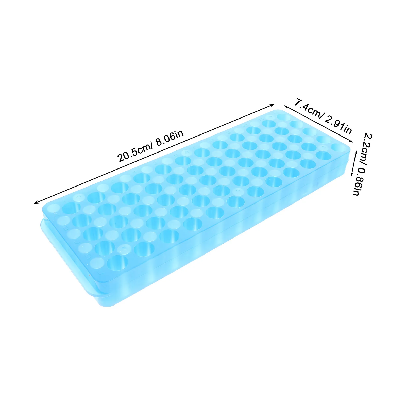 6Pcs Microcentrifuge Tube Rack 60 Holes Organizer Efficient Sample Management Space Saving Lab Equipment Test Tube Holder Rack view 5