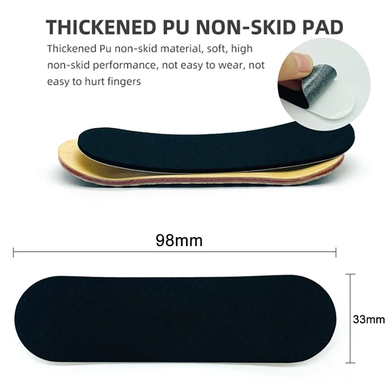 20 Pieces Fingerboard Foam Grip Tape Adhesive Foam Tape Non Slip Foam Grip Tape For Mini Skateboard