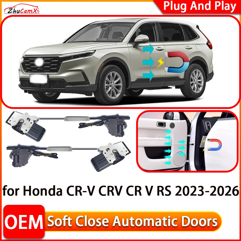 

ZhuCamX for Honda CR-V CRV CR V RS 2023-2026 Automatic Electric Soft Close Door Closer Power Closing Door Comfort Closing System