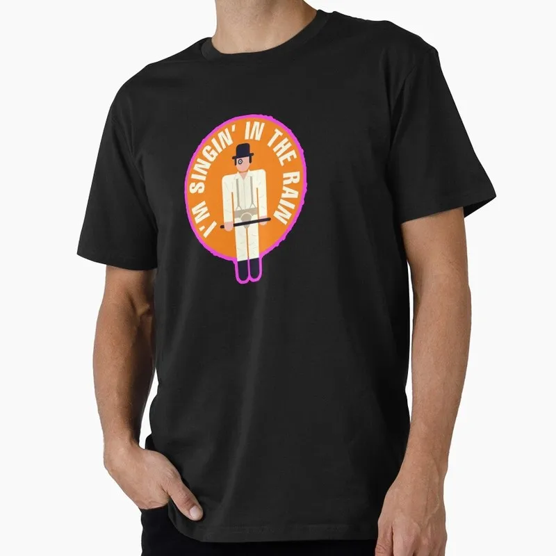 A Clockwork Orange 0826 Retro Movie Graphic T‑shirt Alex Droog Print Unisex Casual Tee Short Sleeve Streetwear All size S-6XL