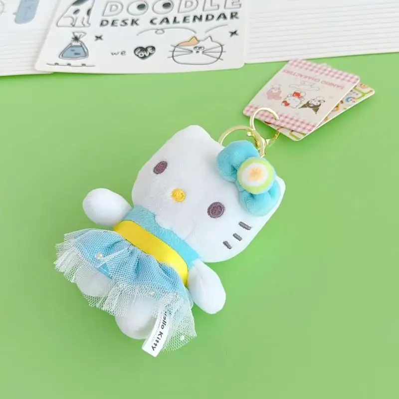 Mignon longues jambes KT poupée sac pendentif Hello Kitty pendentif porte-clés fille coeur cadeau pendentif