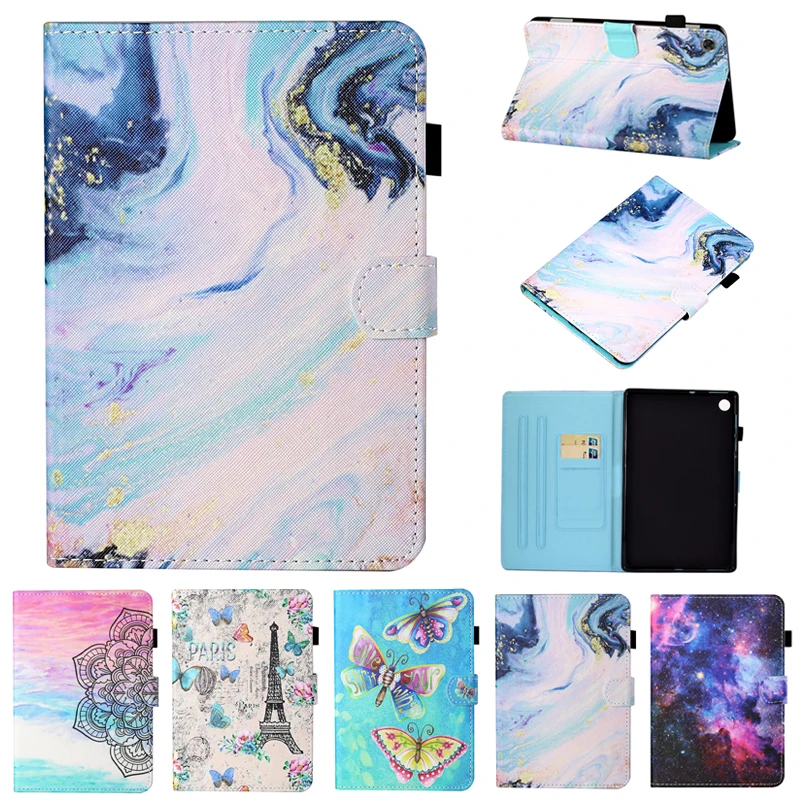 

Tablet Case For Samsung Galaxy Tab A8 10.5 2021 Marble Pattern Wallet Leather Cover For Galaxy Tab A8 2021 Case SM X200 X205