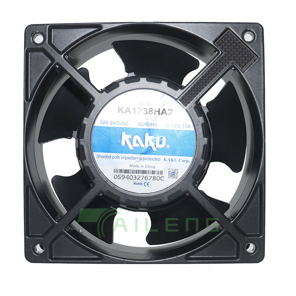 NEW Original KA1238HA2 220-240V 0.13/0.11A 12CM high temperature resistance waterproof fan 120*120*38mm