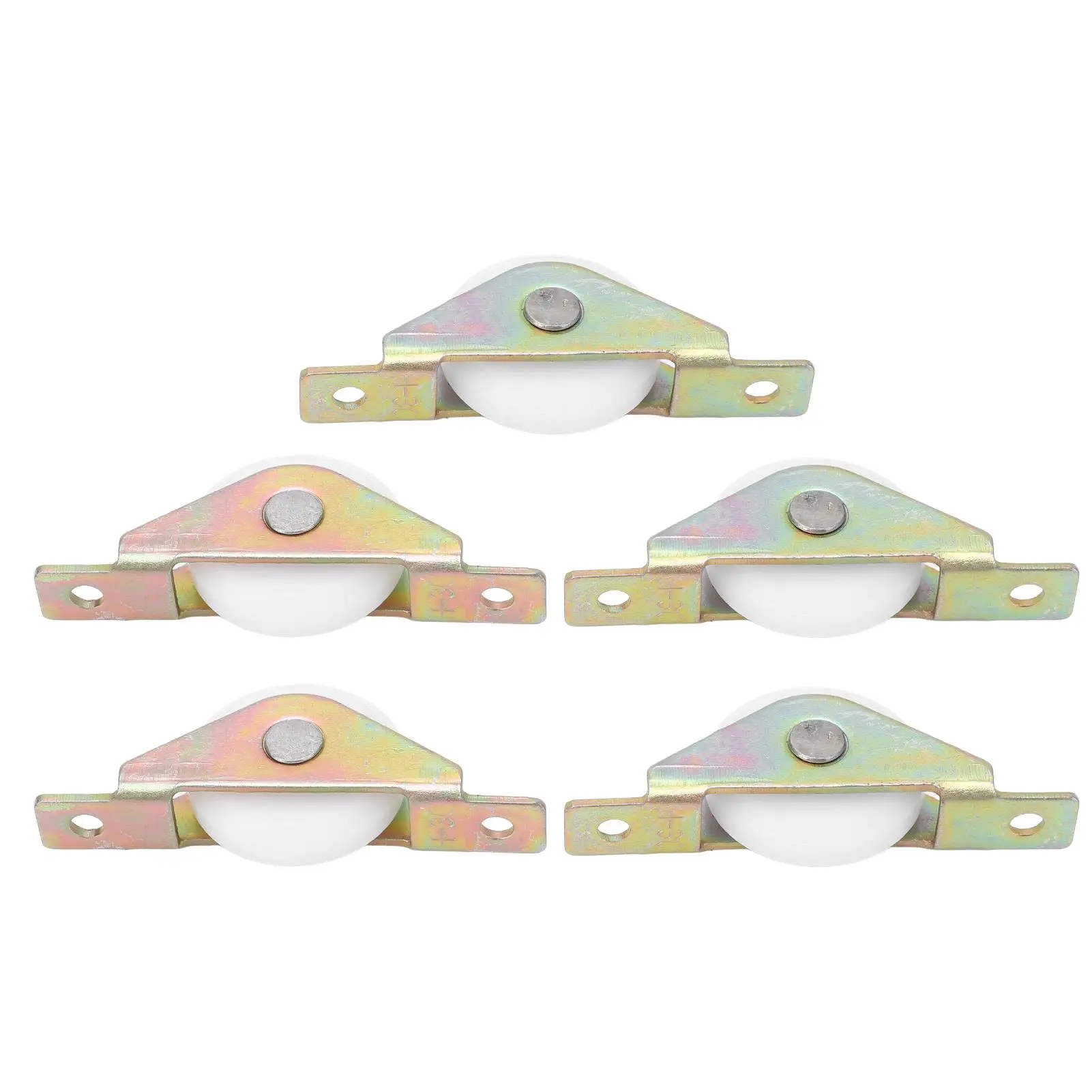 Гладкое колесо раздвижного шкива 30 мм, малошумная замена для раздвижных дверей, шкафов и окон, набор из 5 предметов