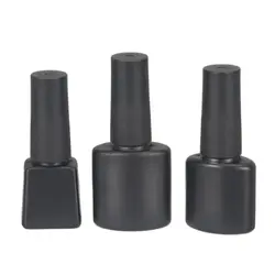 Flcopropriété de Verhéritage à Ongles en Plastique avec Brosse, Conteneur de miles, 50 Pièces, 5ml, 8ml, 10ml