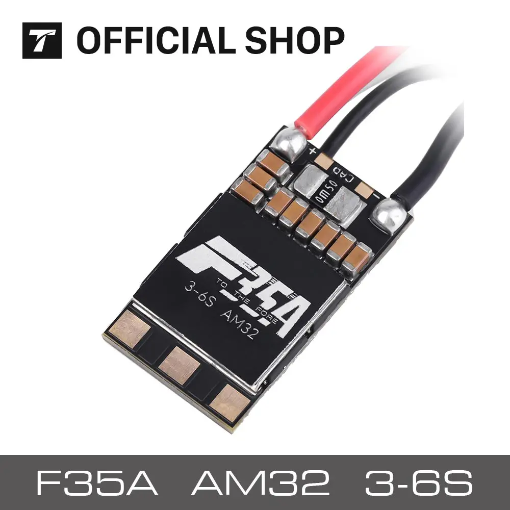 T-MOTOR Newest ESC F35A 3-6S 32Bit High Quality Speed Controller AM32 for RC FPV Plane