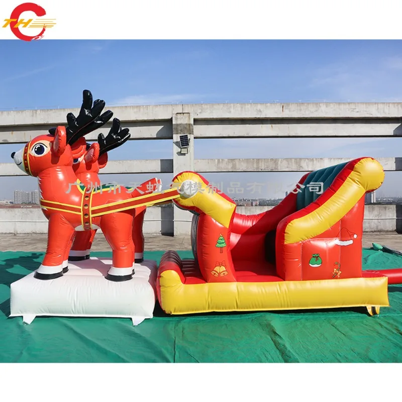 Inflatable Santa air model, Christmas decorations, Christmas tree snowman, outdoor venue arrangement, inflatable air model