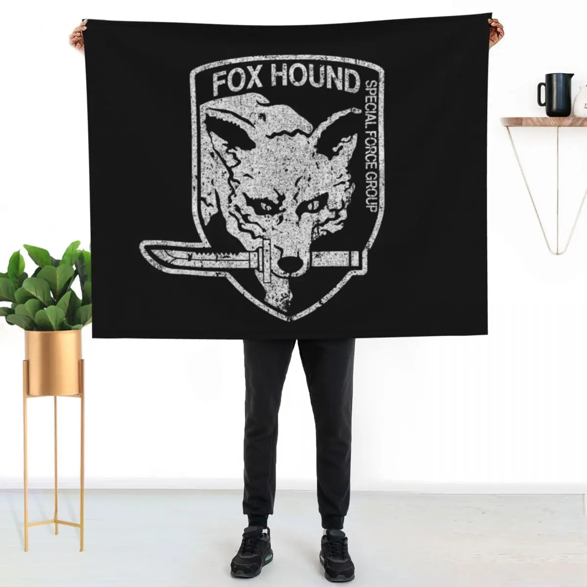

Foxhound (Variant) Throw Blanket Men's Soft Warm Throw Blanket for Couch