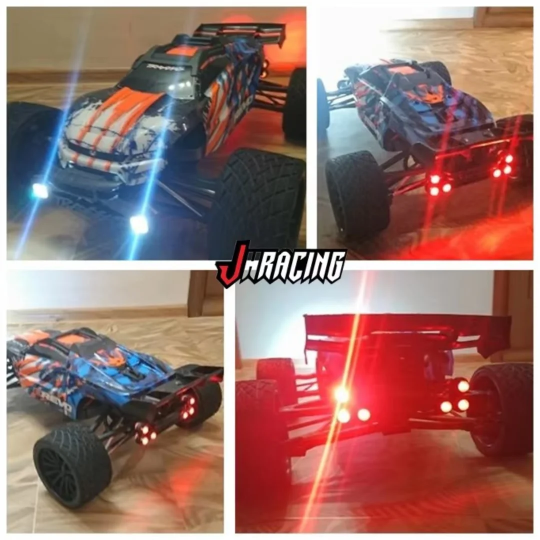 Przednie i tylne światło Super LED do 1/10 TRAXXAS EREVO E-REVO 2.0