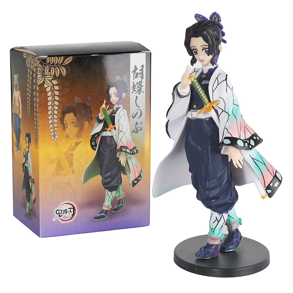 Anime figure Demon Slayer Figure Kamado Tanjirou Nezuko Action Figures PVC Model Toys Zenitsu Figurine Inosuke Kimetsu No Yaiba