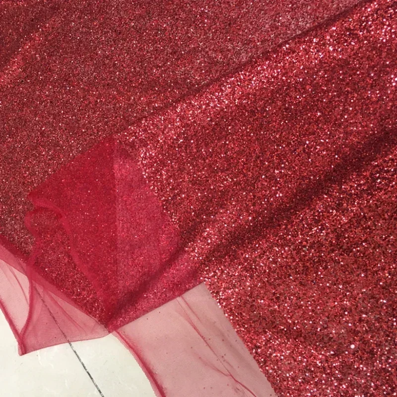 Bronzing Sequin Fabric Special Density Multi-color Selection for Shooting Background Cloth Apparel Diy Sewing Material