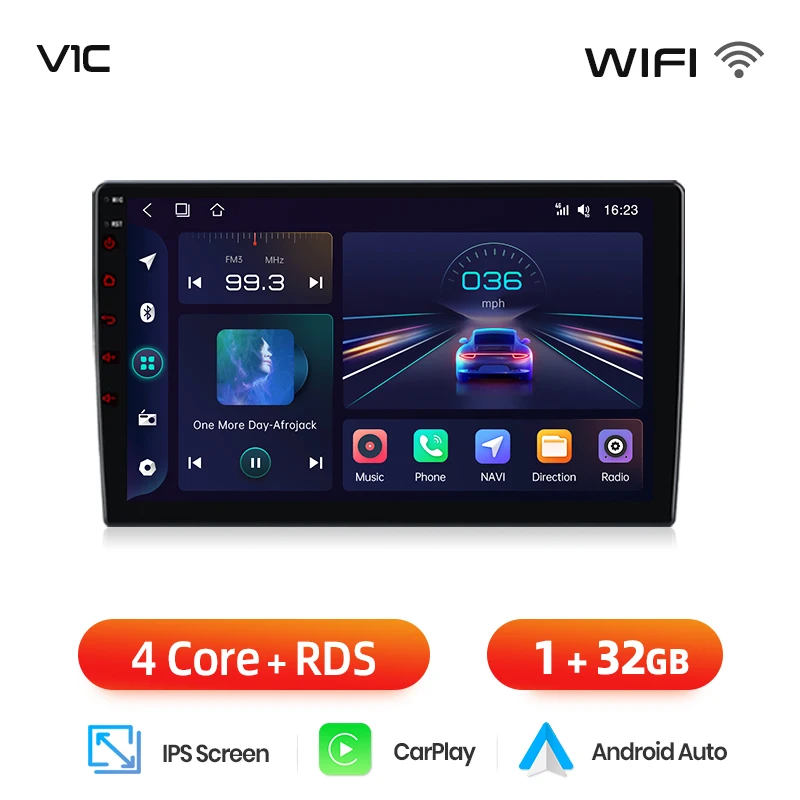 Junsun Android Draadloze CarPlay Auto Autoradio Voor Peugeot 108 Citroen C1 Toyota Aygo 2014-2021 Auto Intelligente Systemen Auto Multimedia Speler DSP SWC RDS GPS FM BT