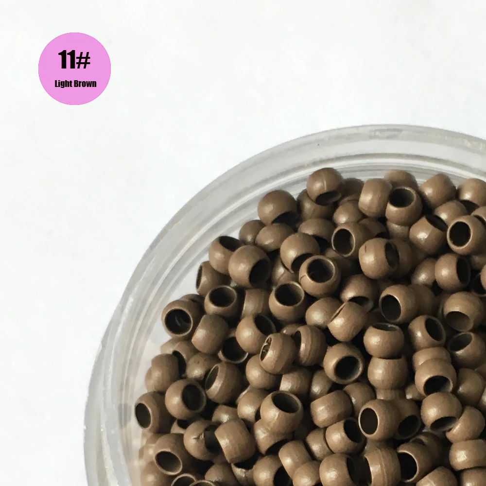 Nano Micro Ring 3.0MM Micro Nano Ring 5000Units  Nano Cooper Micro Rings Beads For Use With Nano Tip Pre Bonded Hair Extension