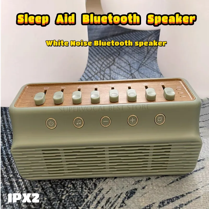 

CJ-506 Noise Timed Natural Sounds Music Box Wireless Bluetooth Speaker Improve Sleep Relax Rain Sea Waves Bird Thunder For Gifts