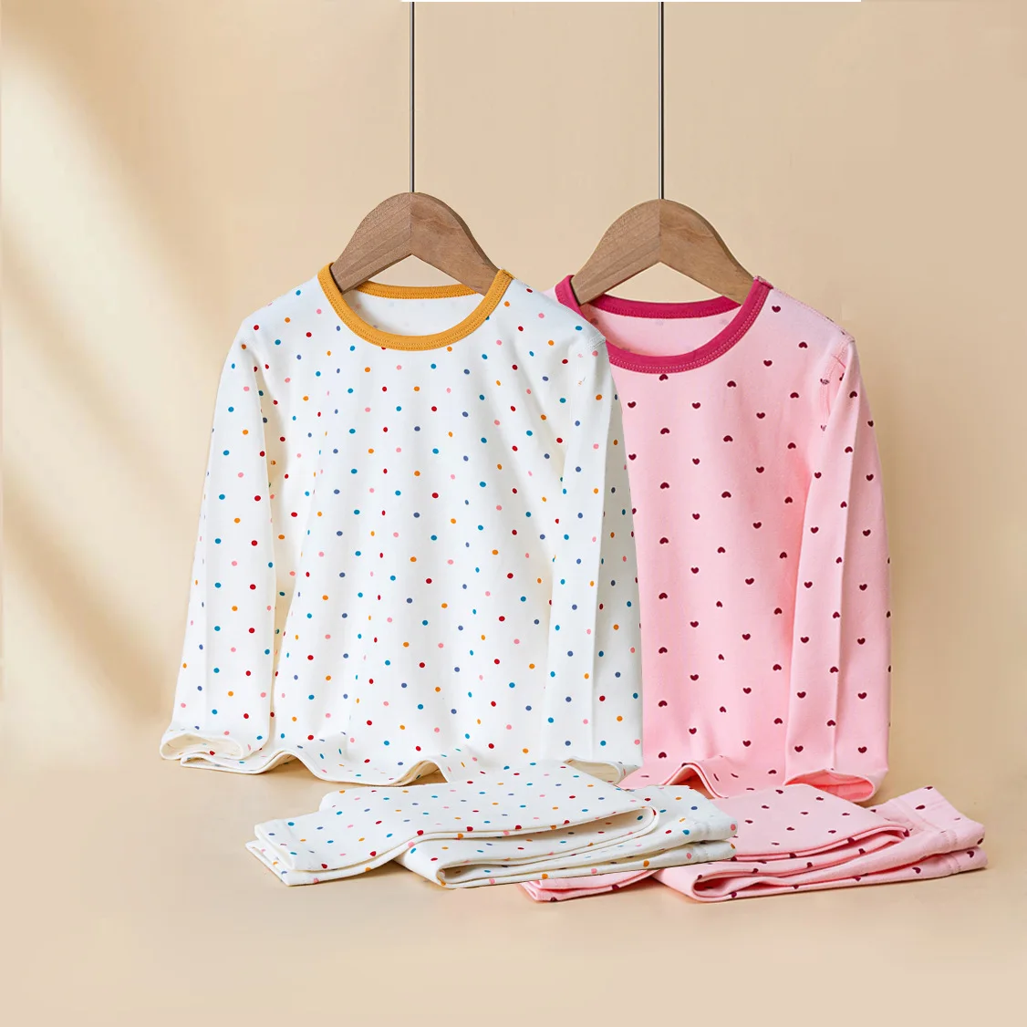 

Brand New Baby Girls Boys Long Sleeve T-shirts+Pants Pajamas Suit Children Printed Wear Clothes Kids Home Wear Matching