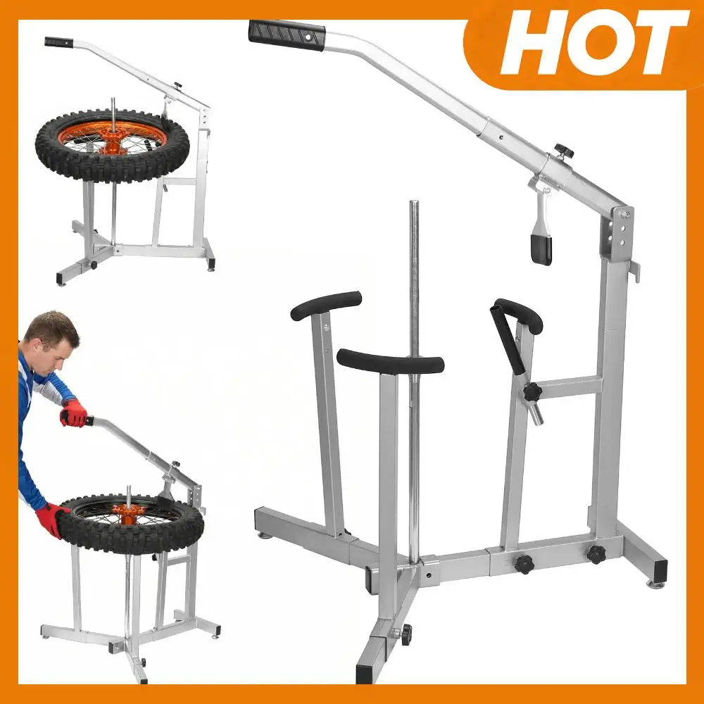 

Портативный ручной шиномонтажный станок для автомобилей, мотоциклов и велосипедов, для колес от 16 до 21 дюймов, с функцией снятия борта шины, для гаража, автомобиля, грузовика, мотоцикла