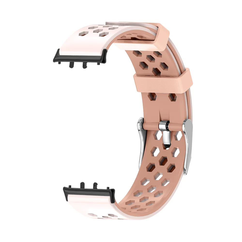 

18mm Breathable Strap For Samsung Galaxy Fit 3 Bracelet Air Holes Sweatproof Silicone Quick Release Smart Watch Band Accessories