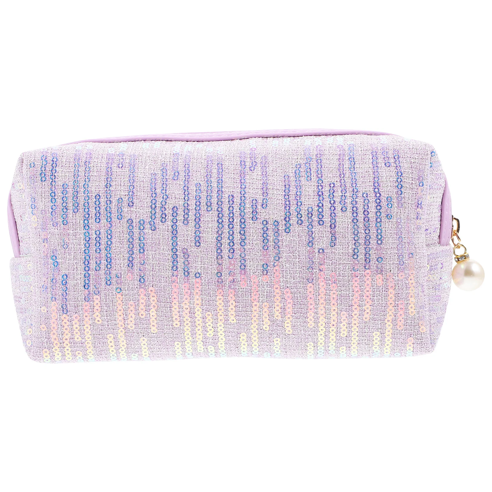 

Sequin Makeup Bag Glitter Pouch Zippered Travel Organizer For Women Sparkly Makeup Pouch Teen Bag Zipper